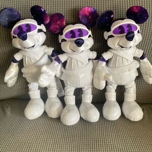 1Disney World 50th Anniversary Mickey Mouse Main Attraction Space Mountain Plush